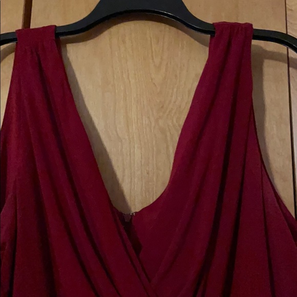Maroon midi dress - Picture 3 of 3